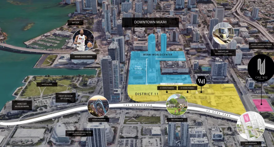 One West Twelve Residences location map