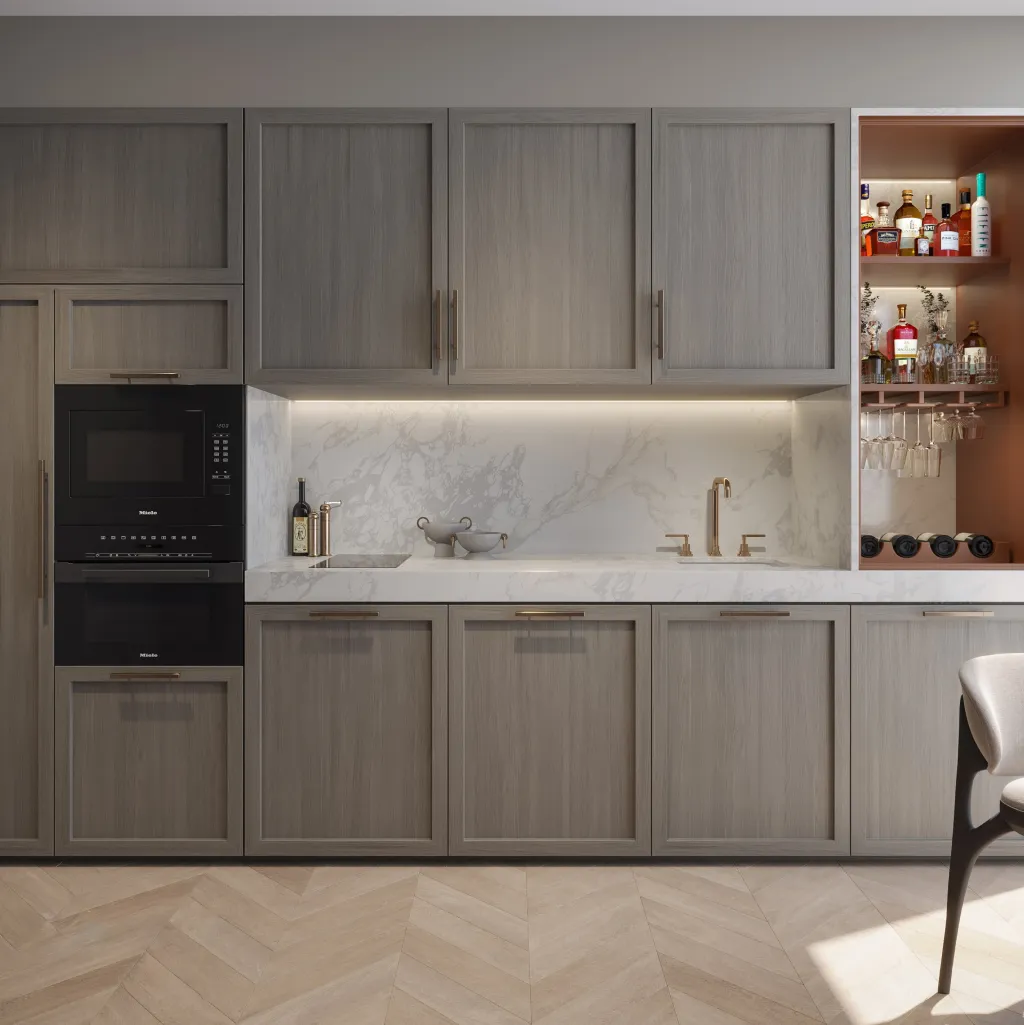 Dining room at One West Twelve Residences